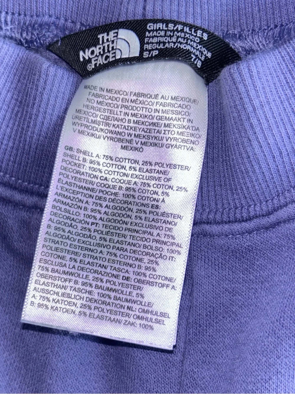 The North Face Kids Cove Blue/Purple  Jogger Sweatpants | Size: Girls 7/8